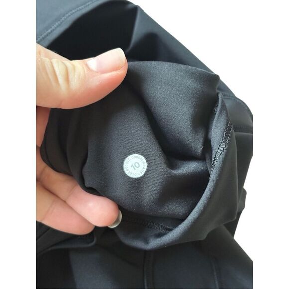 Lululemon Fast and Free High-Rise Shorts size 10 Black Athletic - Picture 7 of 12